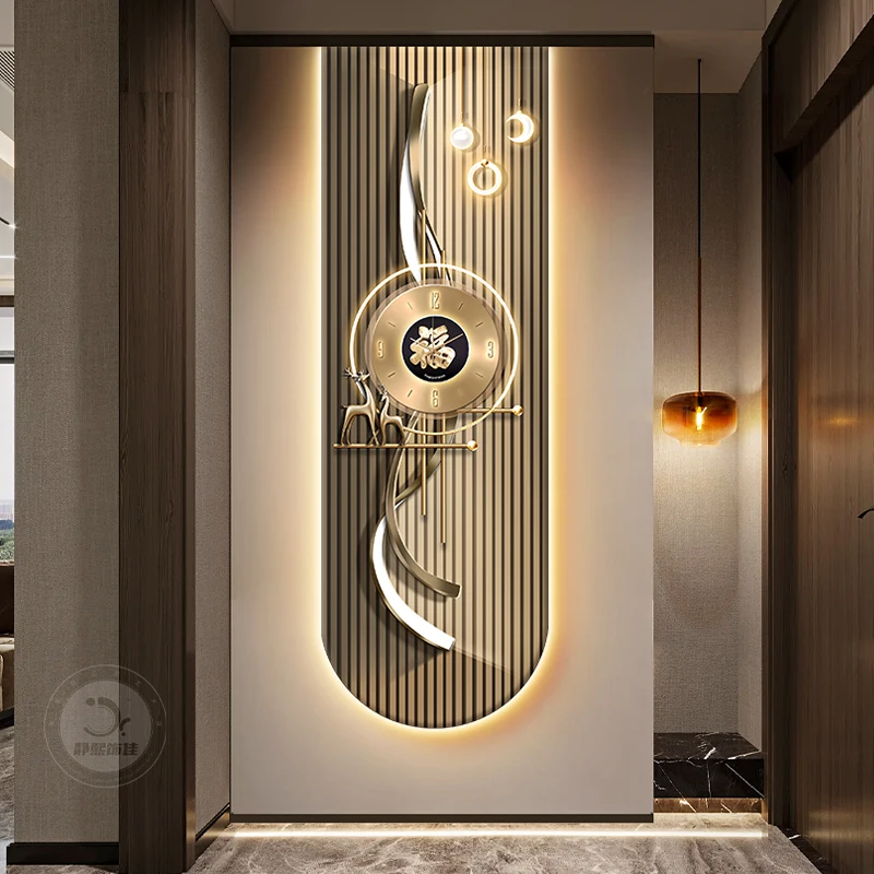 Luxury Lifestyle Aesthetics - ساعة حائط أنيقة وجميلة، ساعة رقمية