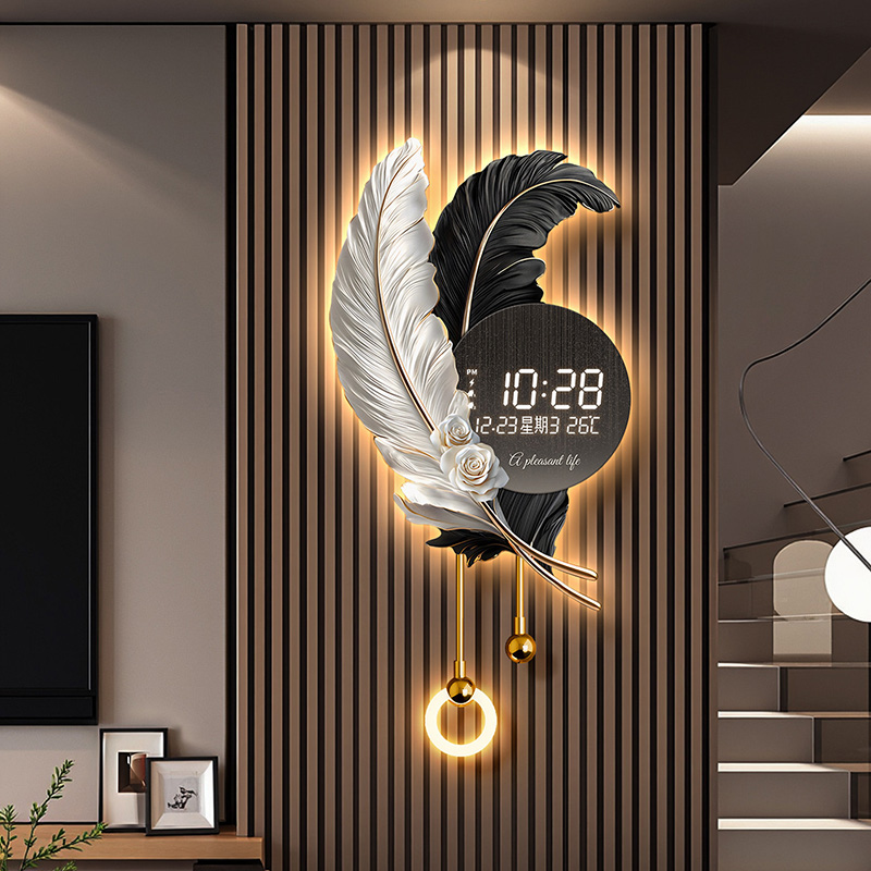 Luxury Lifestyle Fashion - ساعات حائط بتصميم صيني بسيط وفاخر،