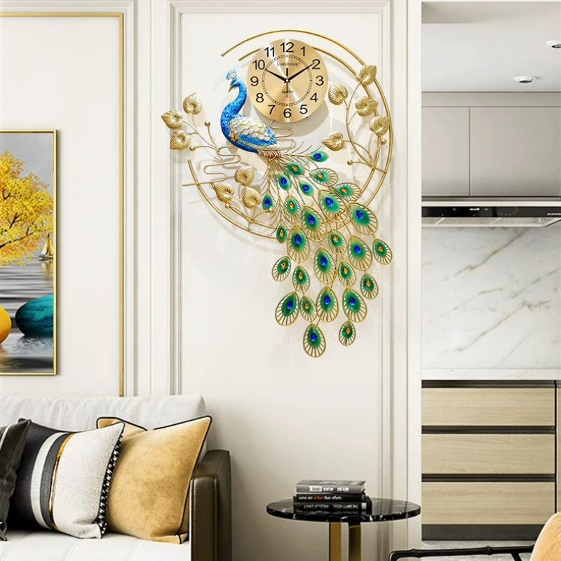Luxury Lifestyle Aesthetics - ساعات حائط بتصميم زينومورف بسيط، ساعات