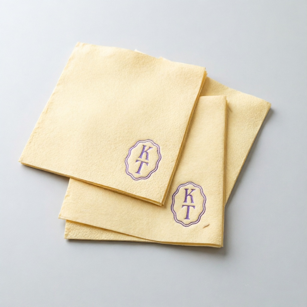 Linen Napkin Set - 50 قطعة مناديل كوكتيل مخصصة لحفلات