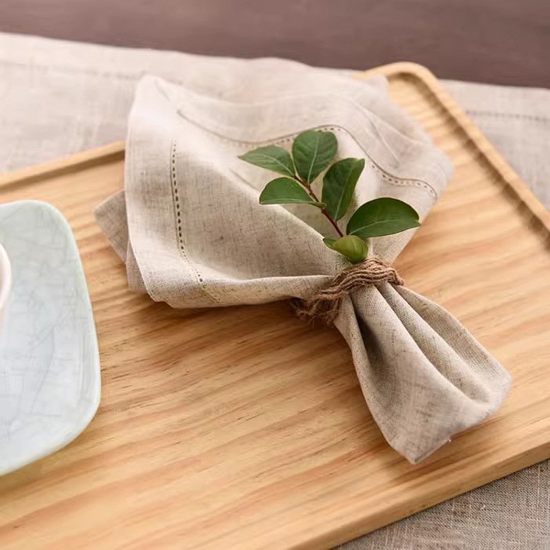 12 قطعة مناديل طاولة من الكتان - مراجعة Linen Napkin Set وسعره