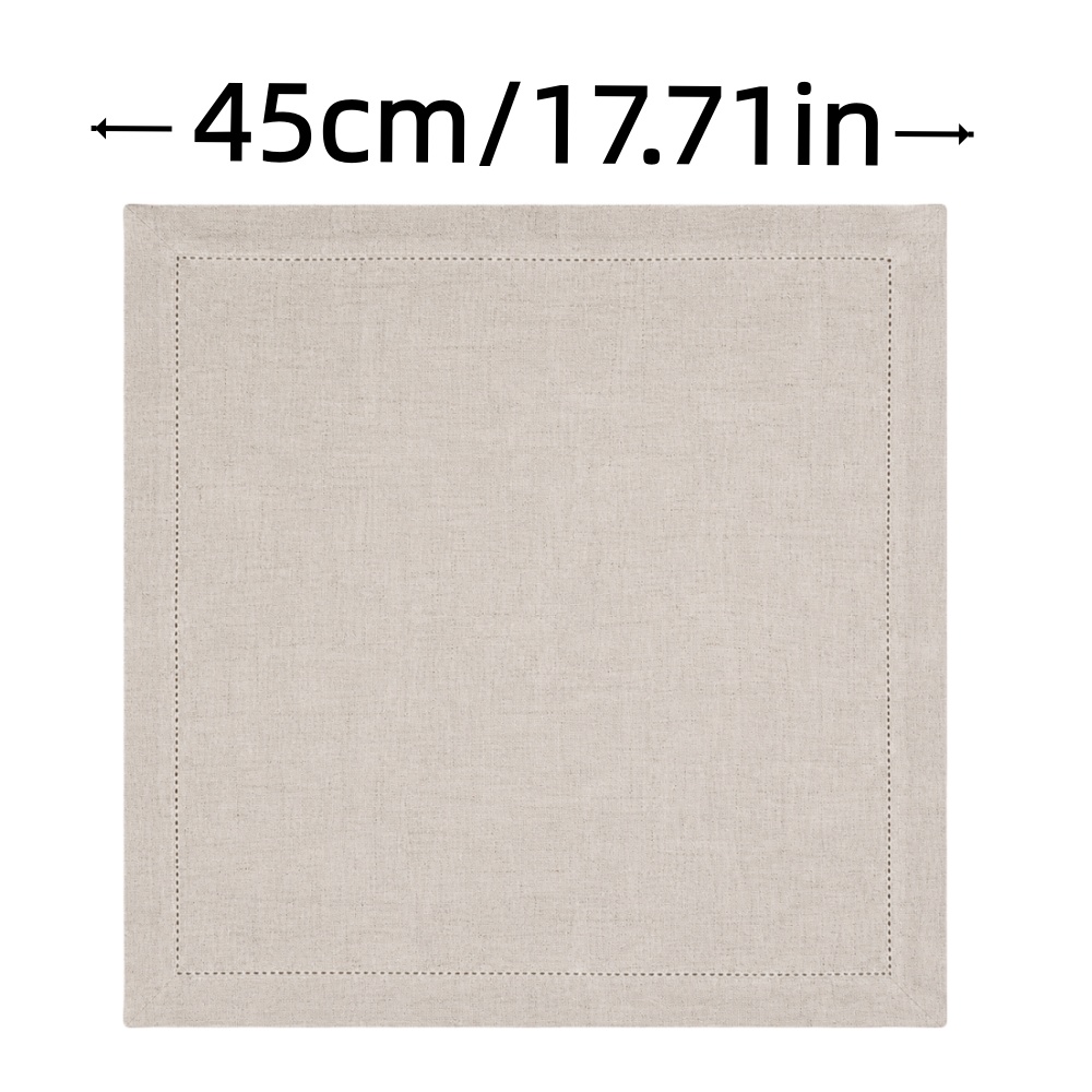 12 قطعة مناديل طاولة من الكتان - مراجعة Linen Napkin Set وسعره