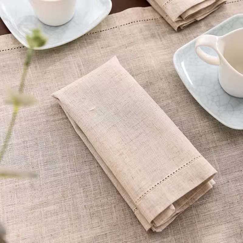12 قطعة مناديل طاولة من الكتان - مراجعة Linen Napkin Set وسعره