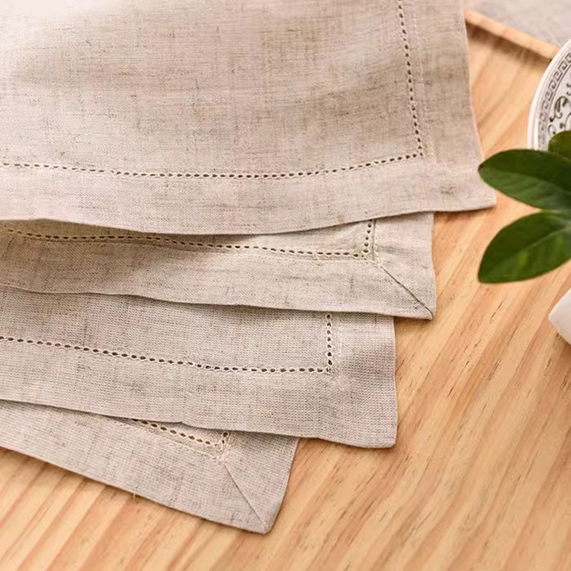 12 قطعة مناديل طاولة من الكتان - مراجعة Linen Napkin Set وسعره