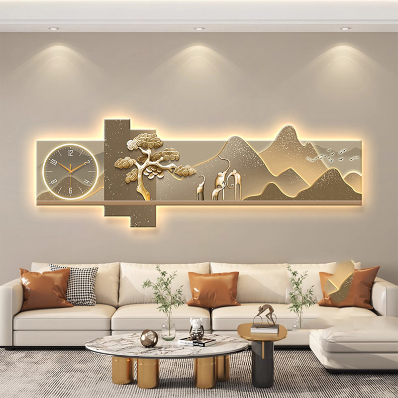 ساعة حائط فنية كبيرة الحجم فاخ - مراجعة Luxury Lifestyle Aesthetics وسعره