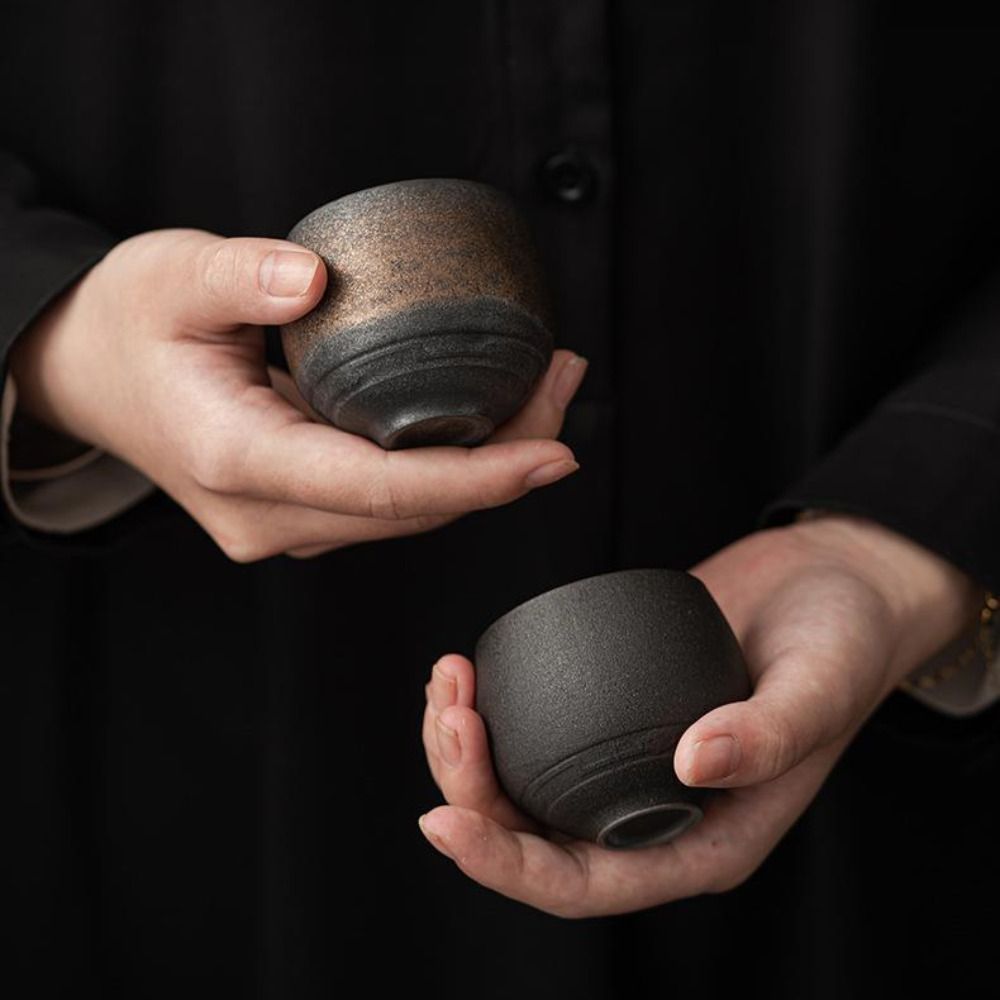 طقم شاي الكونغ فو كوب شاي من ا - مراجعة Handmade Ceramic Mug وسعره