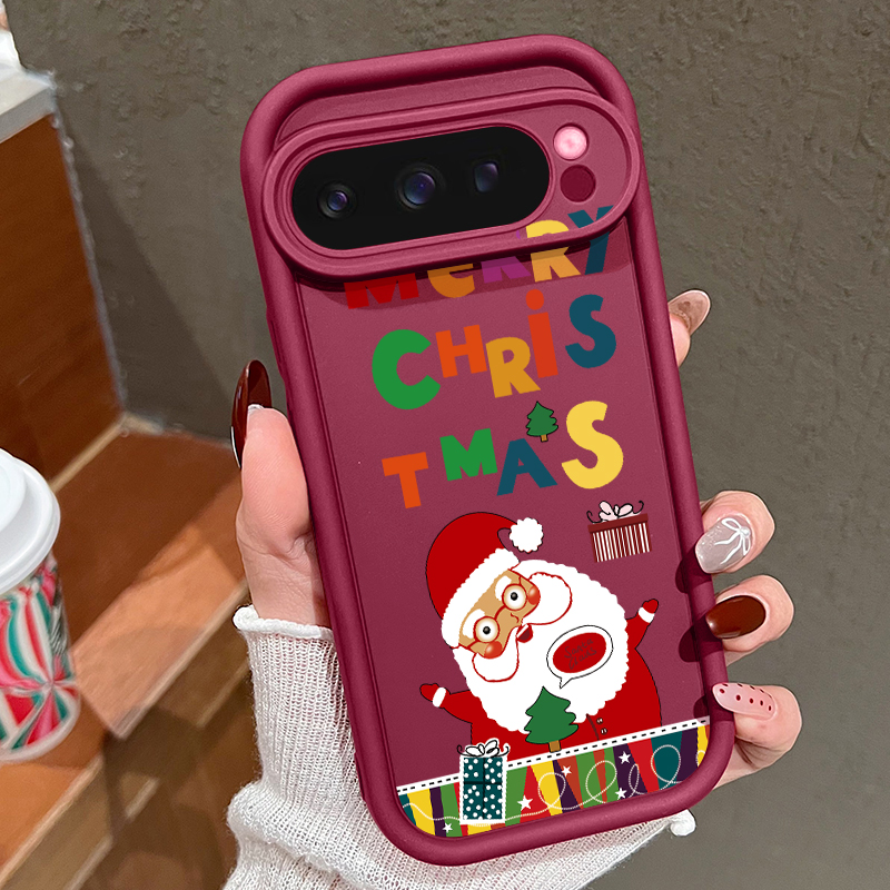 غطاء هاتف ناعم بتصميم سانتا كل - مراجعة Google Pixel 9 وسعره