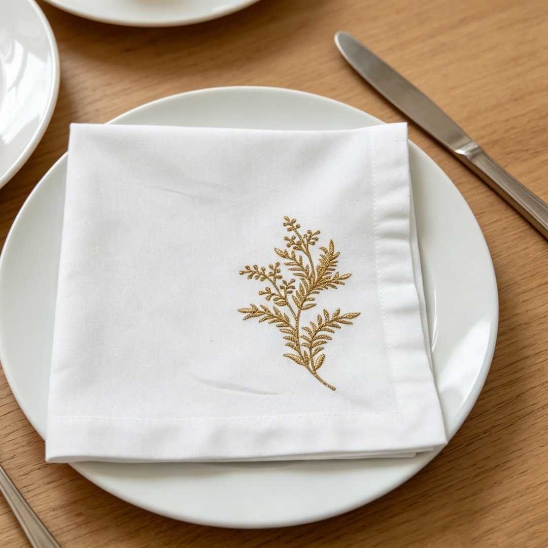 مناديل قماشية من القطن والكتان - مراجعة Linen Napkin Set وسعره