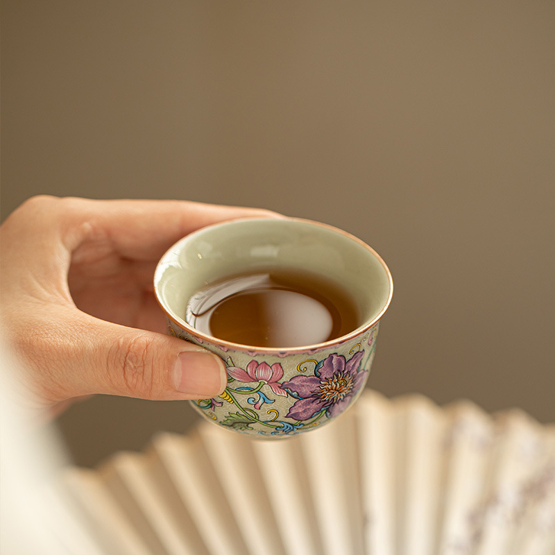 70 مللي المينا الصينية الملونة - مراجعة Handmade Ceramic Mug وسعره