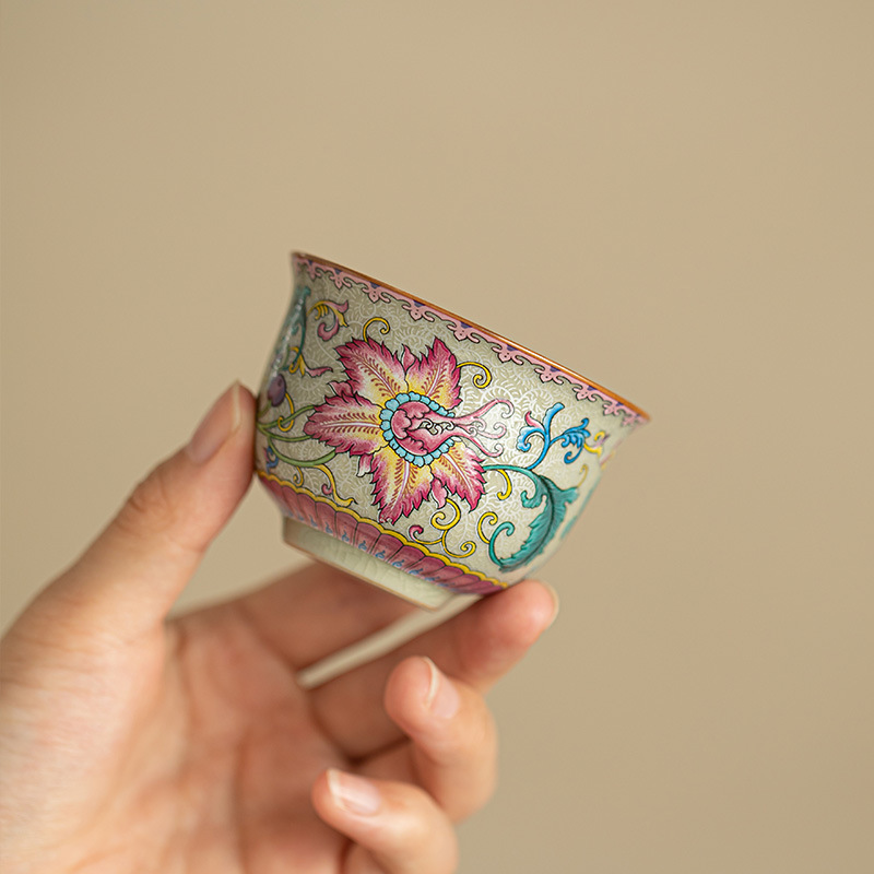 70 مللي المينا الصينية الملونة - مراجعة Handmade Ceramic Mug وسعره