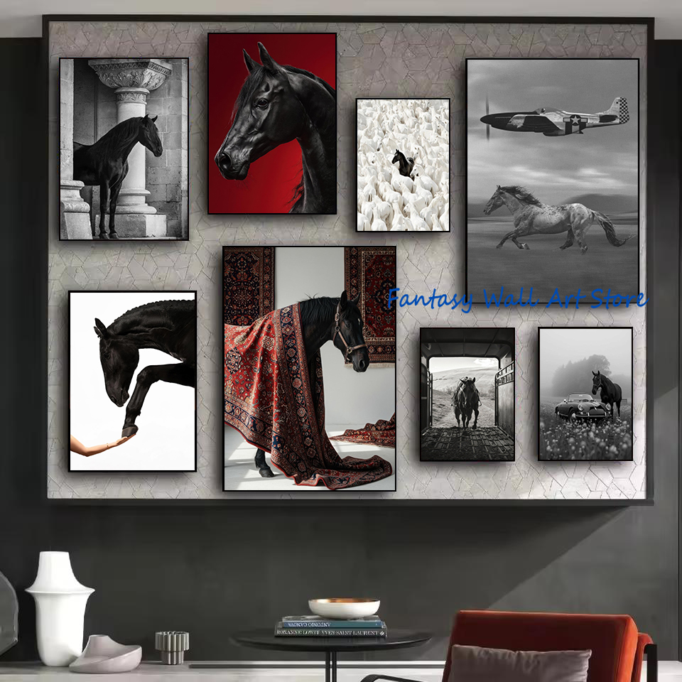 صور خيول سوداء فاخرة بتصميم عت - مراجعة Luxury Lifestyle Photos وسعره