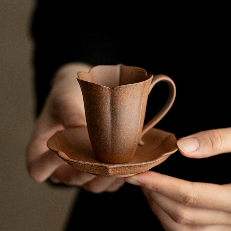 كوب شاي من الفخار الخشن والطين - مراجعة Handmade Ceramic Mug وسعره