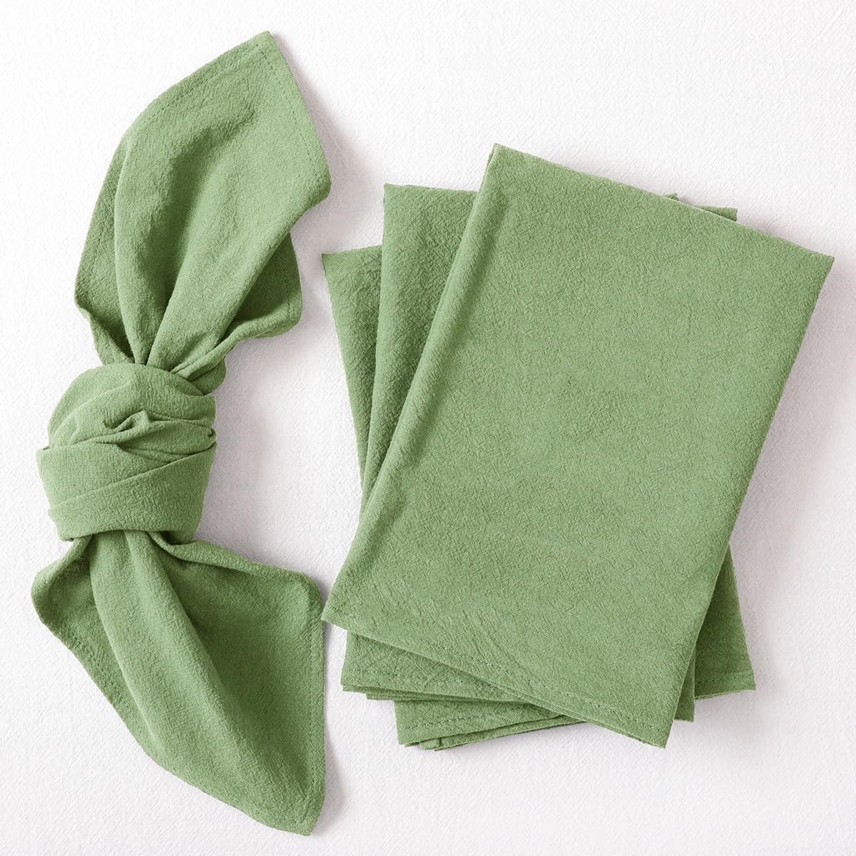 مجموعة مناديل قماش الكتان مكون - مراجعة Linen Napkin Set وسعره