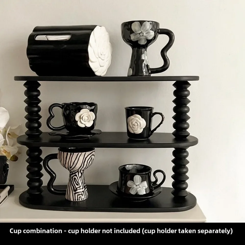 Livetai طقم فناجين قهوة وصحون  - مراجعة Handmade Ceramic Mug وسعره