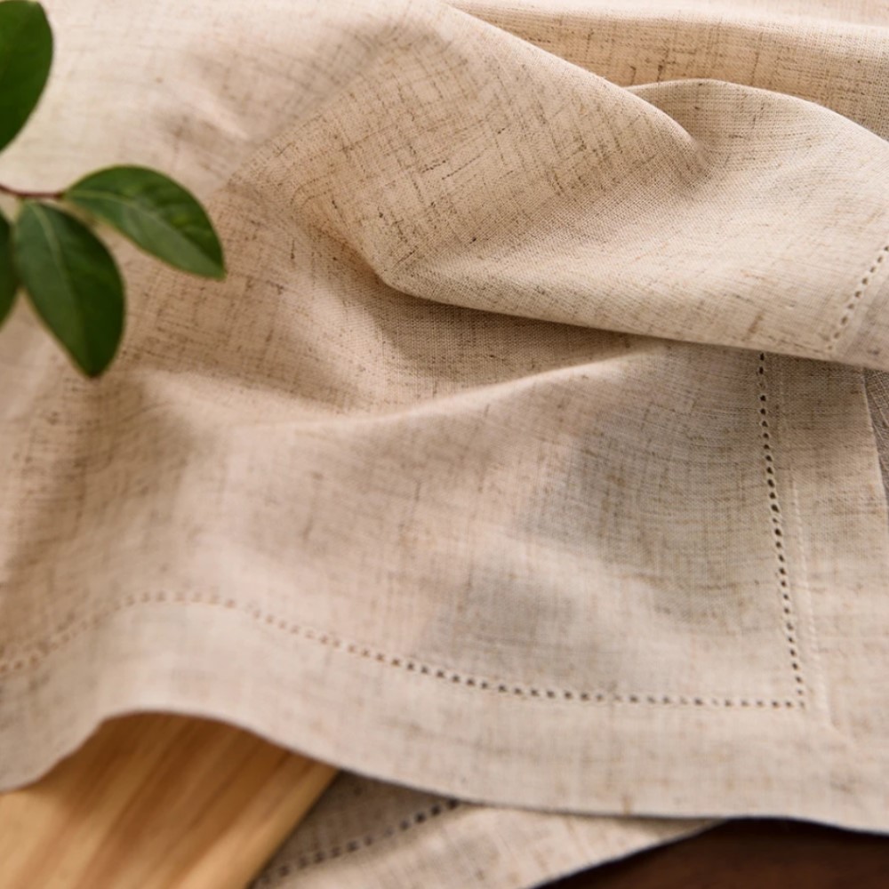 1/5/10 قطع مناديل كتان مطرزة ب - مراجعة Linen Napkin Set وسعره