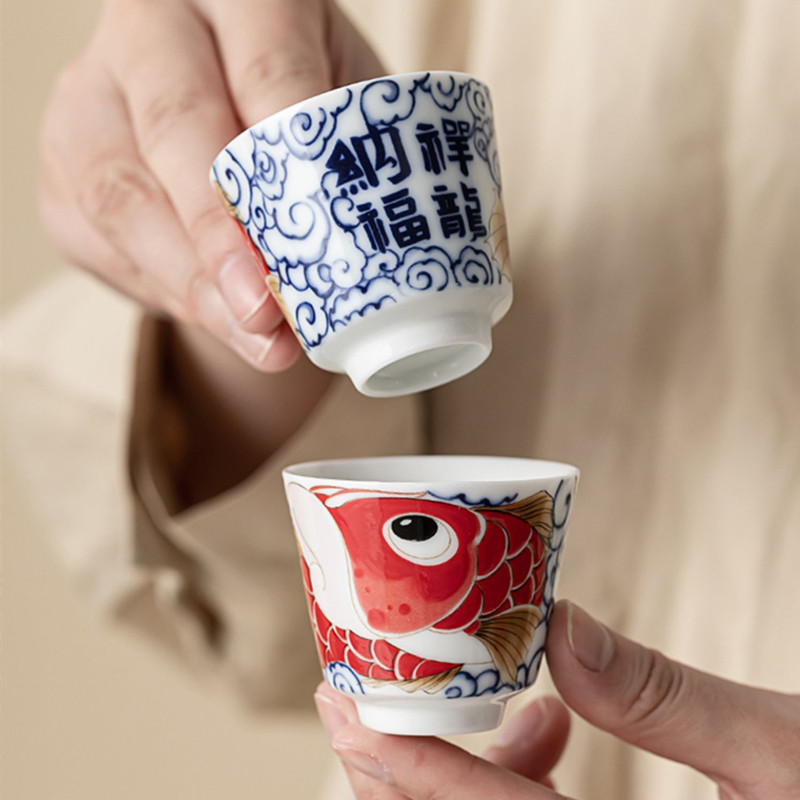 1 قطعة كوب شاي بورسلين صيني عت - مراجعة Handmade Ceramic Mug وسعره